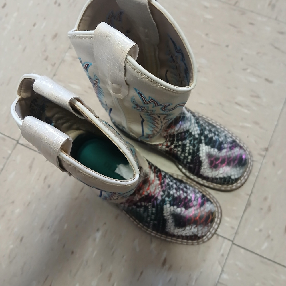 Toddler cow boy boots